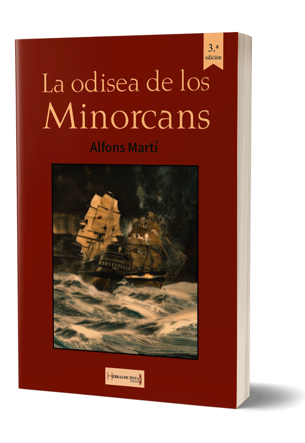 Autopublicación literaria. Editorial Hebras de Tinta. La odisea de los Minorcans.