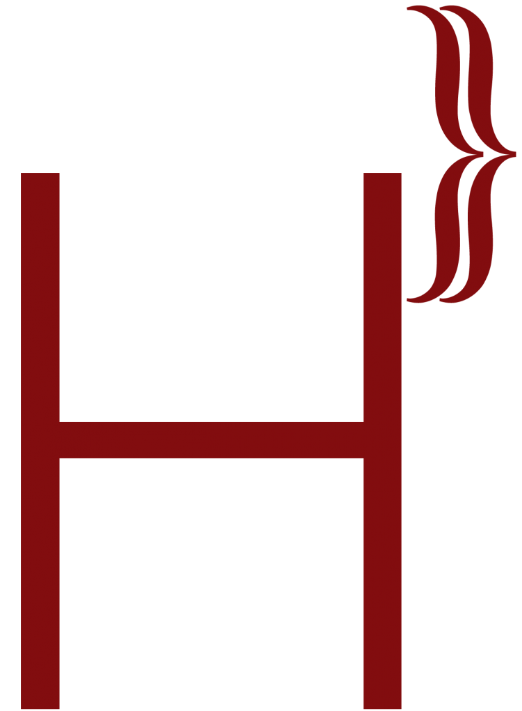 Editorial Hebras de tinta Editorial de autopublicación. Logotipo rojo.