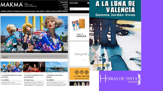 Gemma Jordán Vives en la revista Makma. Editorial hebras de Tinta, autopublicación Literaria