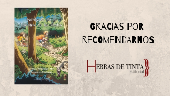 Editorial Hebras de Tinta ha publicado Aventuras en el camping de los abetos. Autopublicación literaria
